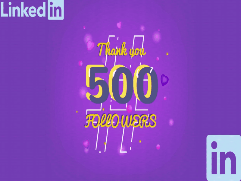 500 Followers 3d branding design graphic design illustration logo vector