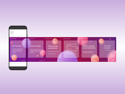 Instagram carousel post account branding carousel graphic design instagram post social media template