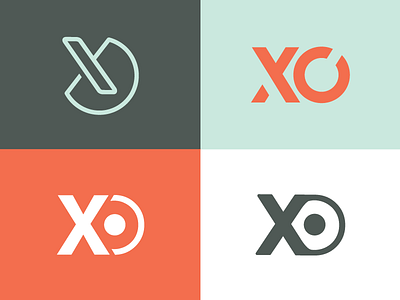 XO Mark Exploration branding conference event logo mark monogram xo