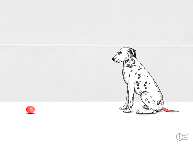 Good Boy animation design dog gif illustration play popart
