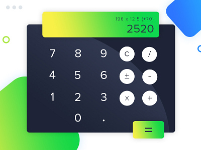 Daily UI #004 - Calculator calculator clean dailyui gradient india landingpage simple ui ux web