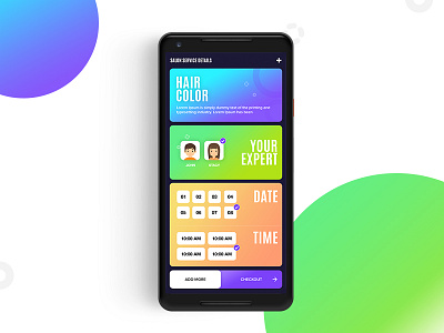 Service booking | Android | UI/UX