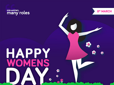 Happy Women's Day | Illustration banners creative day design illustration womens