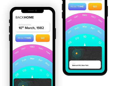 Back to Future | Time Labs Challenge | iOS challenge creative design ios labs time ui ux