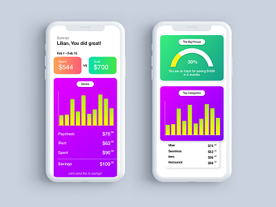 Money Tracking App app design designer ios iosapp money ui ux