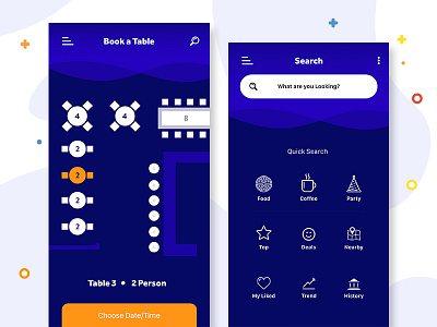 Restaurant App app booking cart delivery food restaurant app search shopping summary table booking