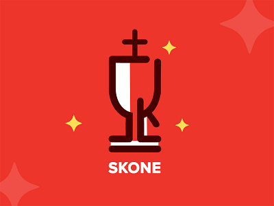 SKONE | Icon Logo Variation brand branding golden icon logo logotype ratio trophy winner