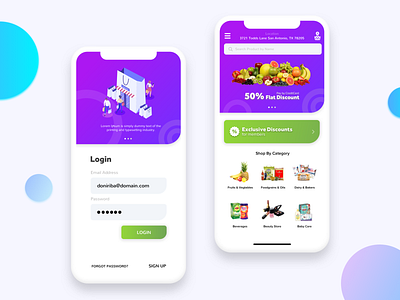 Grocery Ordering App Concept dailyui design dribbble food grocery grocery app grocery store ui uiux