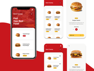 Food Mobile App by fitra anas on Dribbble