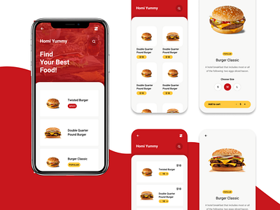 Food Mobile App app branding design icon illustration logo typography ui ux vector