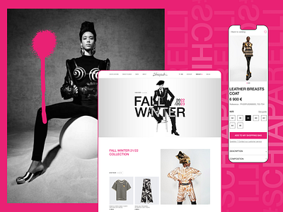 Schiaparelli. Redesign website design e commerce fashion landing online store redesign ui ux webdesign