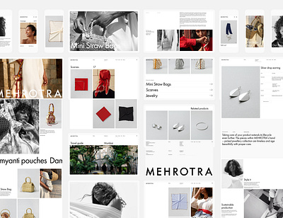 Mehrotra art direction e commerce fashion ui ui design ux ux design website