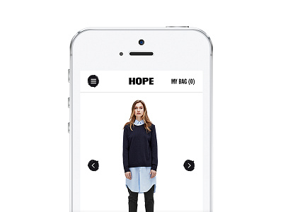 Hope e-commerce e commerce hope responsive rwd smartphone website