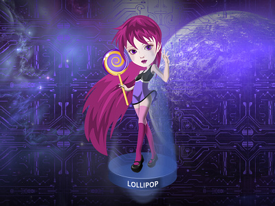 Character - Lollipop character characters lollipop