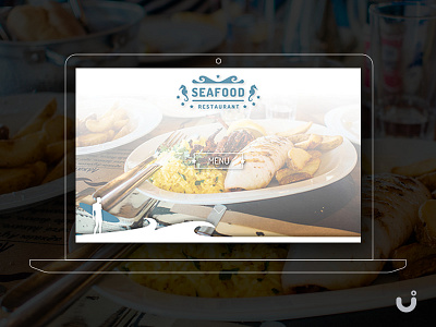 Seafood Restaurant Website - Free UI download clean design download energy free restaurant seafood ui ux webdesign website