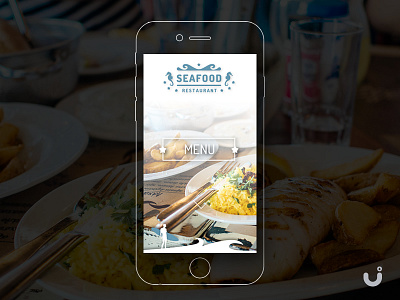 Seafood Restaurant Mobile Website - Free UI download clean design download energy free mobile restaurant seafood ui ux webdesign website