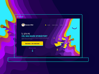 Vivid Colors Landing Page - Case Study case colorful colors design study ui ux vivid