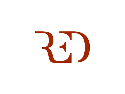 RED Logo design logo red