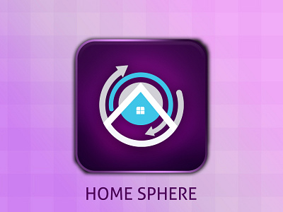 Home sphere app icon app branding graphic design logo photoshop ui