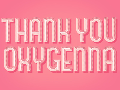Thank You! dribbble invite letting thank you typography vector type