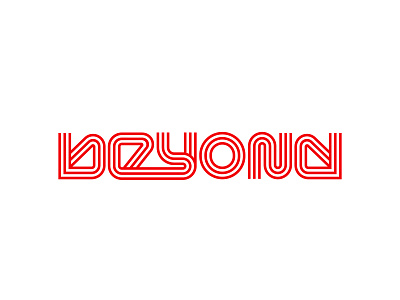 Beyond Logotype 2d brand branding logo logo design logotype