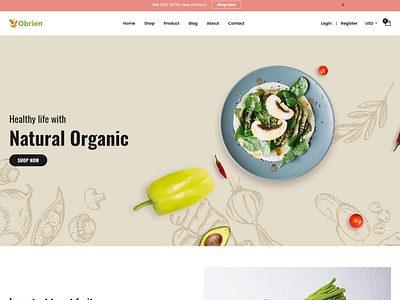 The Plants & Organic Food eCommerce Shopify Theme