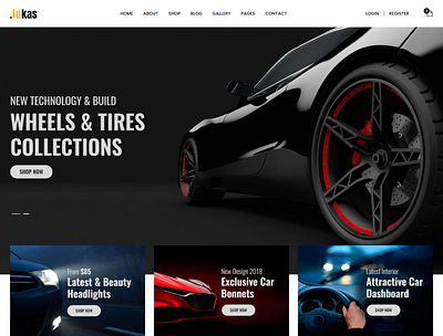 Lukas Car Parts Store eCommerce HTML Template accessories auto parts automobiles bicycle bike bootstrap4 car parts carparts manufacturing modern parts parts manufacturing responsive