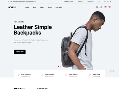 Norda   Minimal eCommerce HTML Template