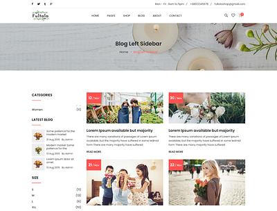 Fultala Flower Shop HTML Template bouquet clean decor decoration events flower florist shop flower arrangement gift html5 template modern online shop responsive html shopping wedding flowers