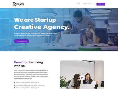 Reyes Multipurpose Landing Page HTML Template agency beauty construction corporate html creative personal portfolio education event gardening hosting medical multipurpose political real estate restaurant software