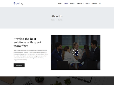 Busing   Business Consulting Bootstrap 5 Template