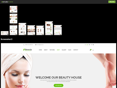 Beautyhouse   Health   Beauty PSD Template