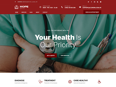 Hope   Health   Medical HTML5 Template