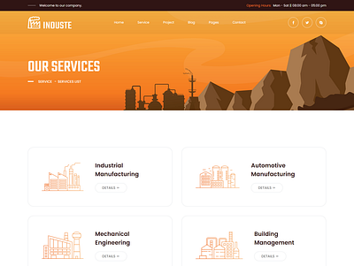 Induste - Industrial & Factory Bootstrap 5 Template bootstrap industrial website construction website template factory bootstrap template premium versatile web template