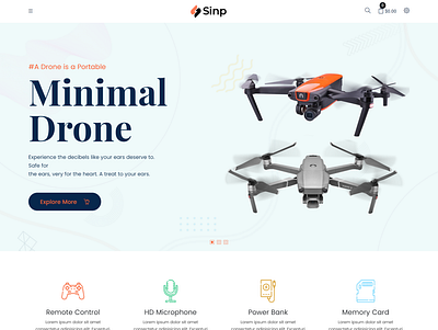 Sinp - Single Product Multipurpose Shopify Theme devices store shopify theme e commerce shopify theme multipurpose shopify theme