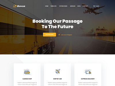 Banom - Logistic HubSpot Theme