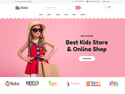 Kidol - Kids Toys Store eCommerce HTML Template