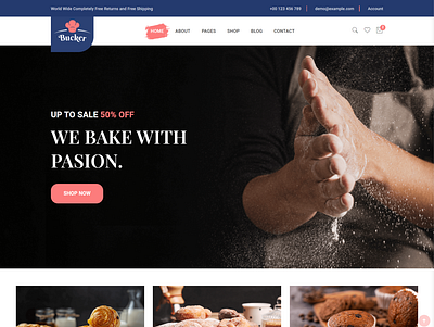 Bucker – Bakery Shop HTML Template bake and cake html template bakery shop html template bakery shop web template bootstrap web template cookies shop web template cupcakes html template pastry shop html template