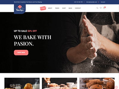 Bucker – Bakery Shop HTML Template