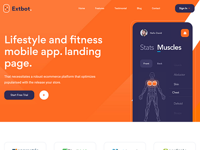 Extbot - App Landing Bootstrap 5 Template