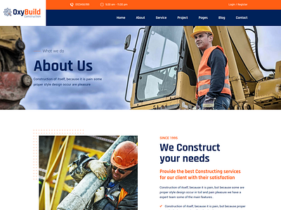 OxyBuild – Vue JS Construction Comapny Template using Nuxt JS by ...