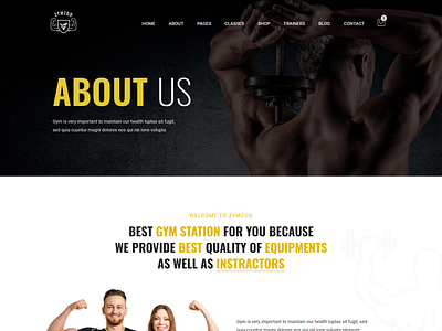 Zymzoo - Gym & Fitness Centre Bootstrap 5 Template bootstrap gym fitness template fitness bootstrap web template fitness gym club template fitness training template fitness workout template fitness zone web template gym guide web template