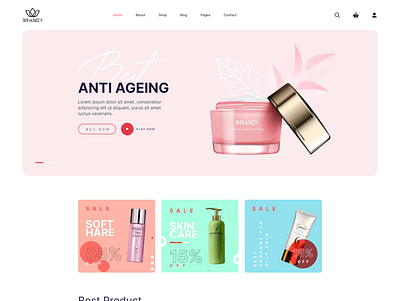 Brancy - Cosmetic & Beauty Salon Website Template spa