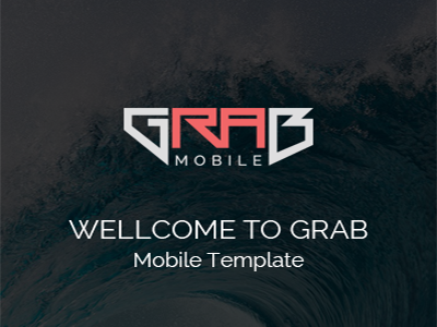 Grab – Mobile Web App HTML Template