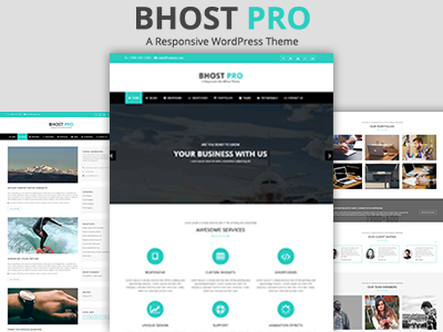 BHOST PRO – Responsive WordPress Theme business corporate underscore wordpress