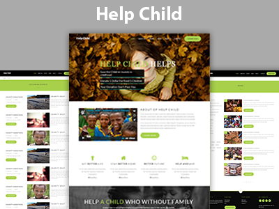 Help-Child – Crowdfunding And Charity HTML Template bootstrap templates charity charity fund crowdfunding crowdfunding startups html template responsive startups template