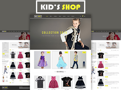 Kids Shop – eCommerce HTML5 Template ecommerce fashion store html shop template kids kids fashion kids shop online store shop