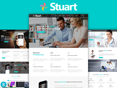 Stuart – Multipurpose Bootstrap Template agency bootstrap business corporate creative medical medical template modern multipurpose portfolio startup