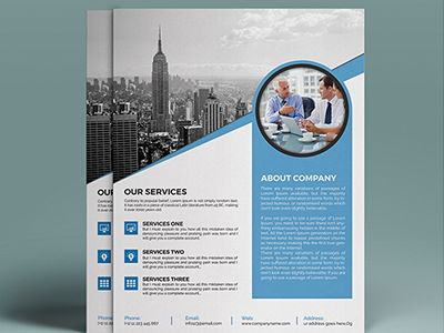 Clean Corporate Flyer Template 8.5x11 corporate corporate flyer devitems flyer new new flyer psd