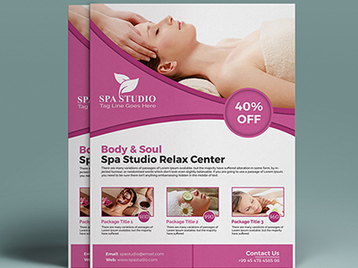 Spa Flyer Template beauty care beauty care flyer facial flyer salon salon flyer sauna skin spa spa flyer spa poster spa promotion